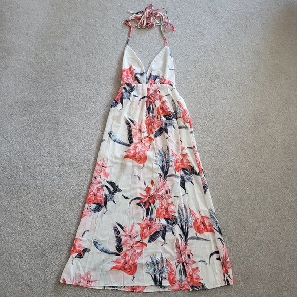 Floral Backless Dress - Picture 3 of 4